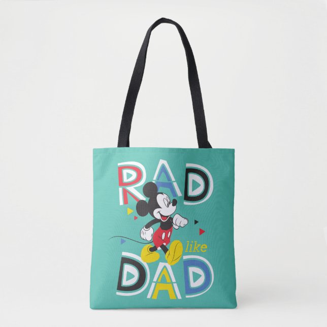 Tote Bag Mickey Mouse | Rad Like Papa (Devant)