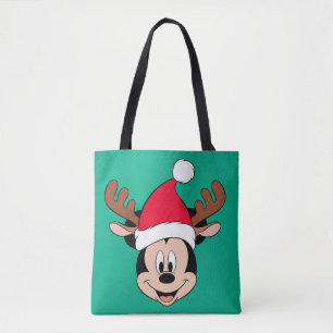 Tote Bag Mickey Mouse   Reindeer Ears & Santa Hat