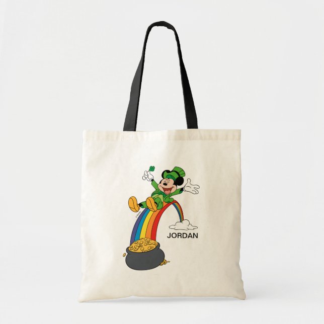 Tote Bag Mickey Mouse | Saint-Patrick - Pot d'or (Devant)