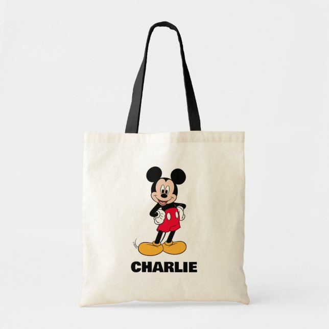 Tote Bag Mickey Mouse Smiling Pose (Devant)