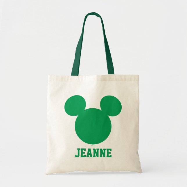 Tote Bag Mickey Mouse St. Patrick's Day | Ajouter Votre Nom (Devant)