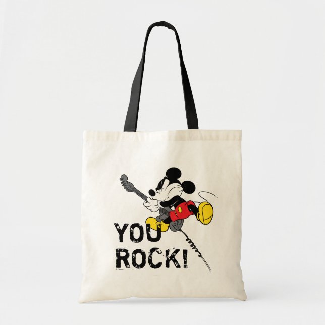 Tote Bag Mickey Mouse | T'Es Rocher, Papa ! (Devant)