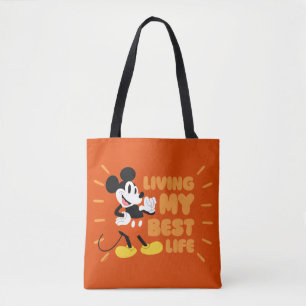 Tote Bag Mickey Mouse   Vivre ma vie meilleure