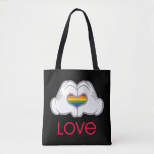 Tote Bag Mickey Rainbow Love