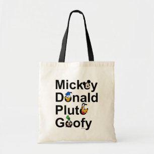 Tote Bag Mickey & ses amis   Mickey Donald Pluto Dingo