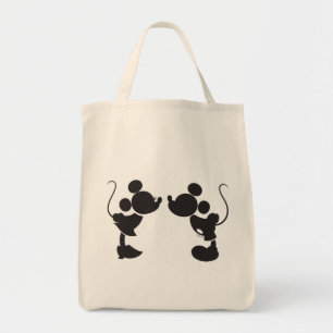 Tote Bag Mickey Souris et Minnie Silhouette