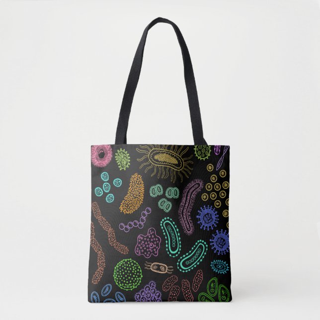 Tote Bag Microbes (Devant)