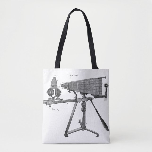 Tote Bag Microscope du XVIIIe siècle Antique Science INSTRU (Devant)
