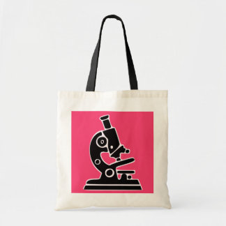 Tote Bag Microscope rose