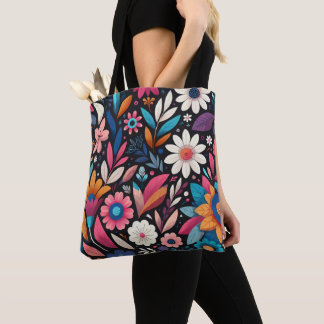 Tote Bag MIdnight Garden Shoulder Fourre-tout et Crossbody