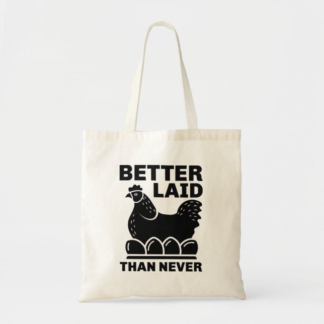 Tote Bag Mieux Posé Que Jamais (Devant)