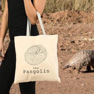 Tote Bag Mignon Art d'Animal Pangolin