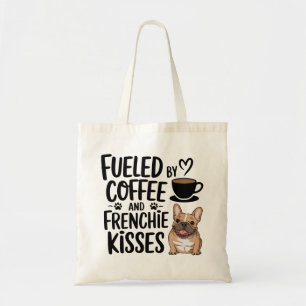 Tote Bag Mignon Bouledogue Français Amoureux du Café Maman 