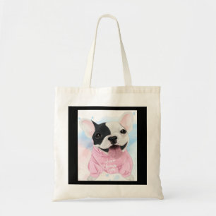 Tote Bag mignon Bulldog   Just Love Me Chien   Cadeaux Amou