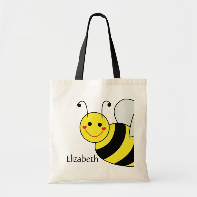 Tote Bag Mignon gaffez l'abeille personnalisée (Devant)