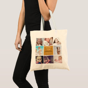 Tote Bag Mignon 'Mommy & Me' Photo Collage 1ère Fête des Mè
