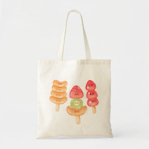 Tote Bag Mignon Tanghulu Dessiné à la Main Kawaii