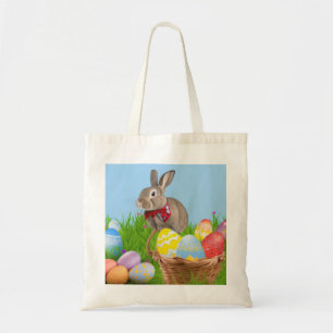 Tote Bag Mignonne Bunnyfor Pâques pour une humeur positive