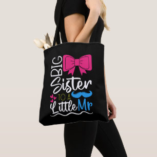 Tote Bag Mignonne Grande Soeur à une Petite Soeur pour les 