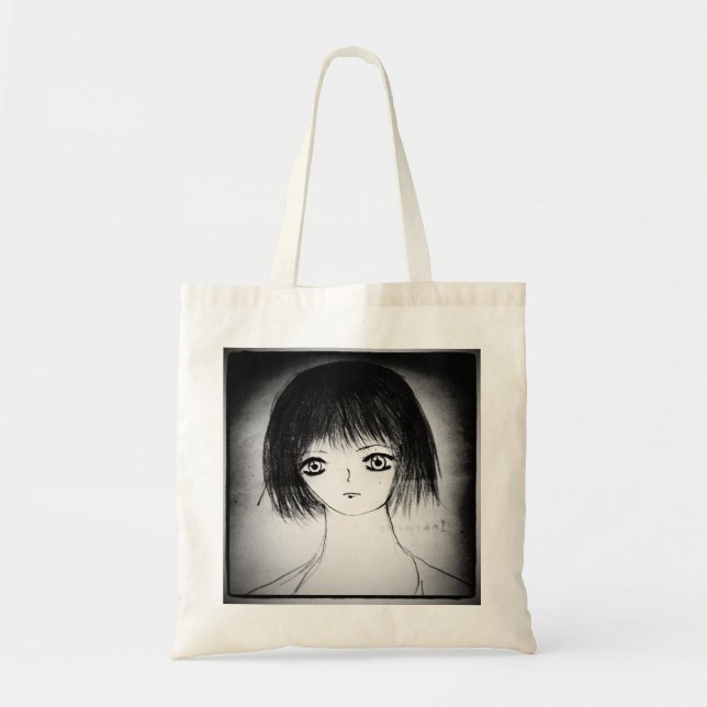 Tote Bag mignonne manga yaei fille (Devant)