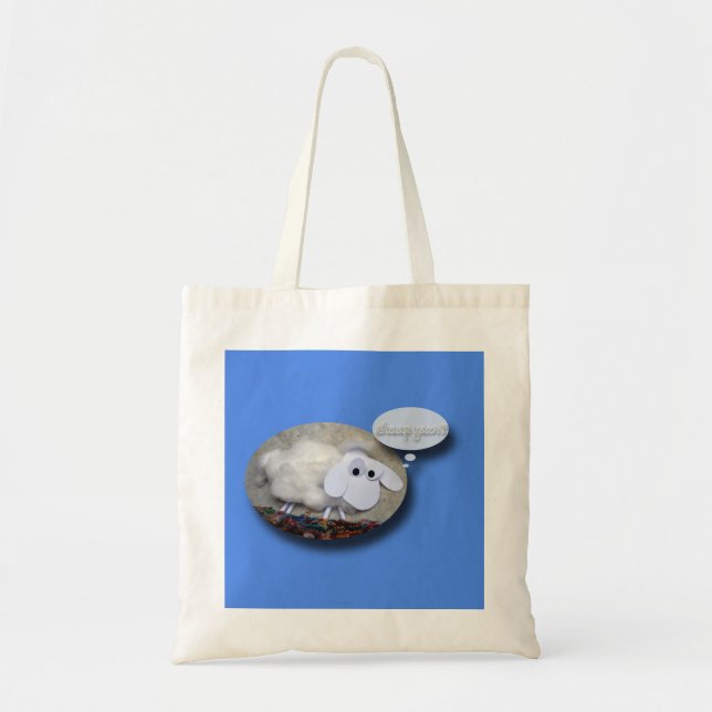 Tote Bag Mignonne mouton chinois Nouvel An Anniversaire Zod (Devant)