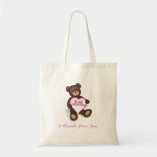 Tote Bag Mignonne Ours en peluche de la Saint-Valentin
