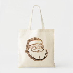 Tote Bag Mignonne Santa Claus Gold Père Noël