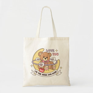 Tote Bag Mignonne Valentine's Day Teddy Bear