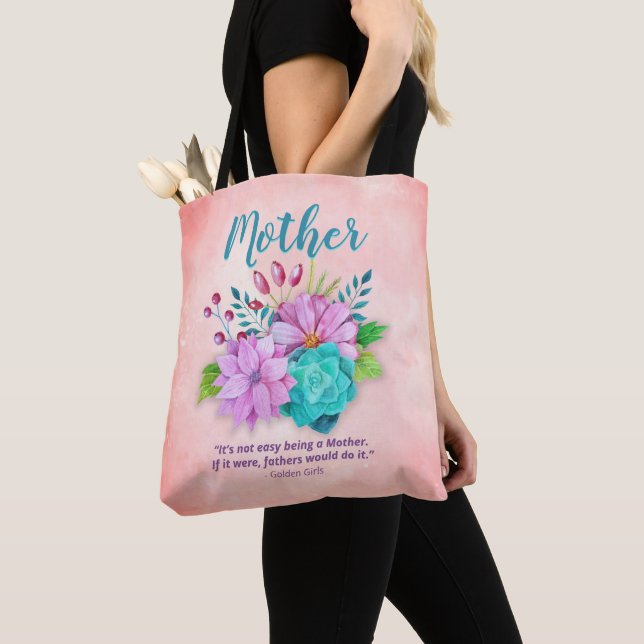 Tote Bag Mignonnes MÈRES Florales (De près)