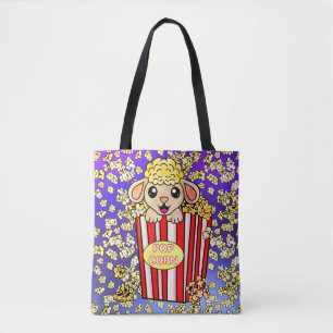 Tote Bag Mignons à Popcorn pour les amateurs de cinéma