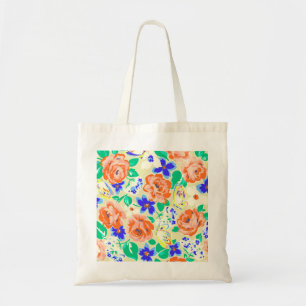 Tote Bag Mignons papillons colorés rose motif
