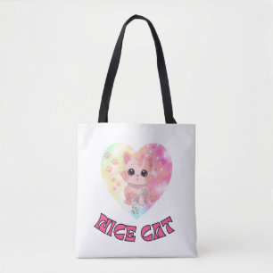 Tote Bag Mignons yeux de chat