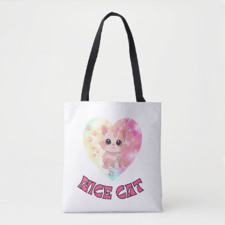 Tote Bag Mignons yeux de chat