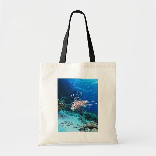 Tote Bag Miles de poissons-lions ou de ptérois, poissons de (Devant)