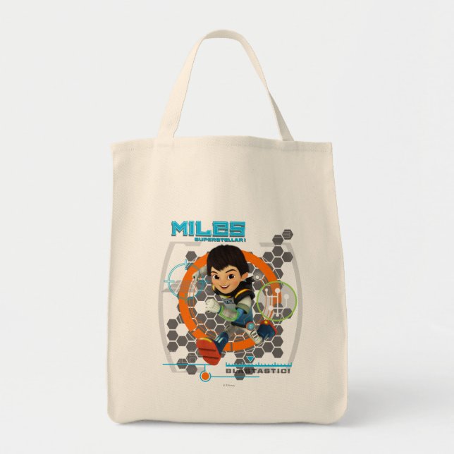 Tote Bag Miles Superstellar Running Graphic (Devant)