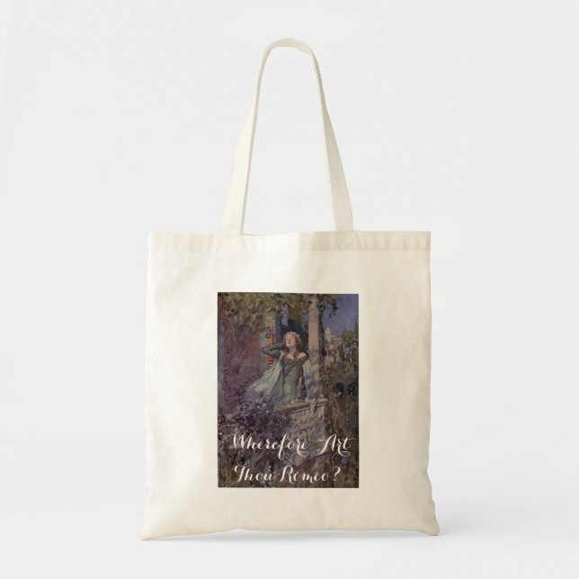Tote Bag Mille Romeo d'art de Romeo et de Juliet "pourquoi (Devant)