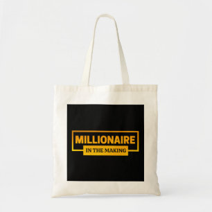 TOTE BAG MILLIONNAIRE EN TRAIN DE FAIRE