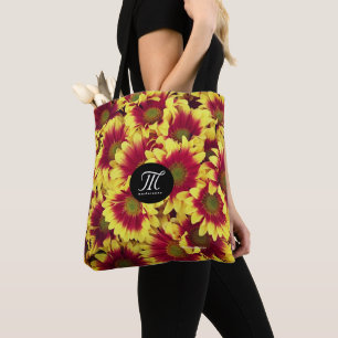 Tote Bag Mini tournesol rouge d'automne