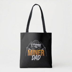 Tote Bag Minière Trucker Mineur Papa Mine Charbon Mine Cami