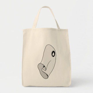 Tote Bag Minimalist Ghost