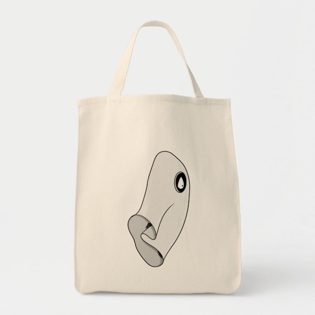 Tote Bag Minimalist Ghost (Devant)