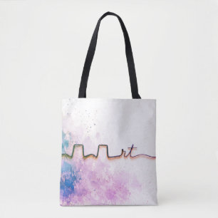 Tote Bag Minimalist RT Design Inhalotherapy Inspired