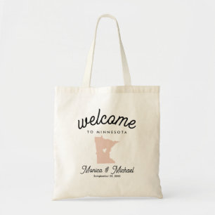 Tote Bag MINNESOTA State Destination Mariage N'IMPORTE QUEL