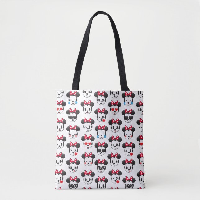 Tote Bag Minnie branchée | Motif Emoji (Devant)