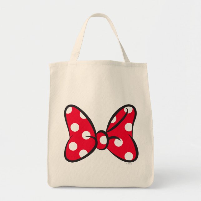 Tote Bag Minnie branchée | Pot rouge (Devant)