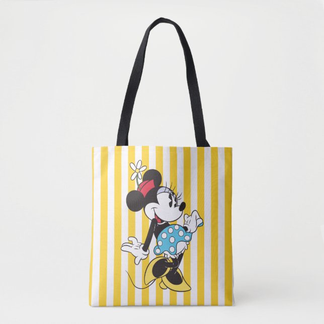 Tote Bag Minnie classique | Fleur (Devant)
