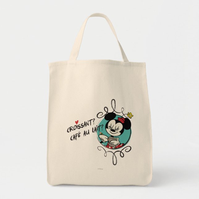 Tote Bag Minnie française | Croissant (Devant)