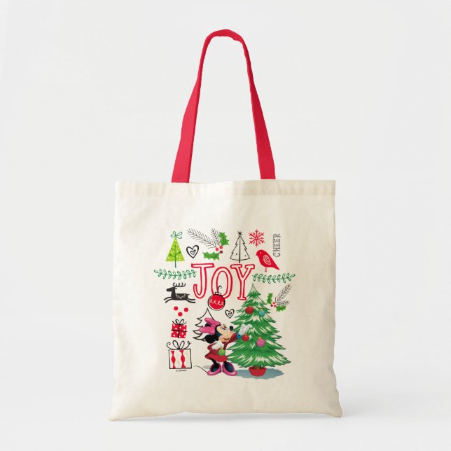 Tote Bag Minnie | Minnie's Christmas Joy (Devant)