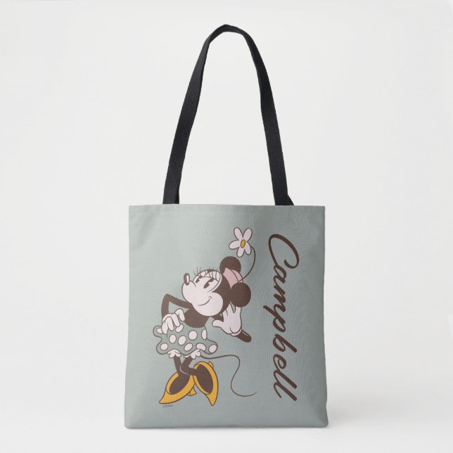 Tote Bag Minnie Mouse | Minnie | Ajouter Votre Nom (Devant)