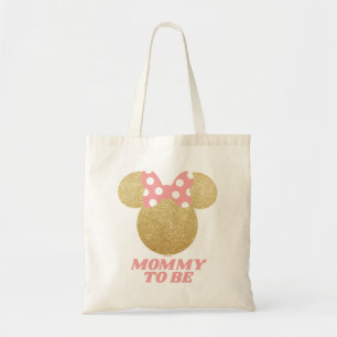 Tote Bag Minnie Mouse   Or et rose - Maman à être